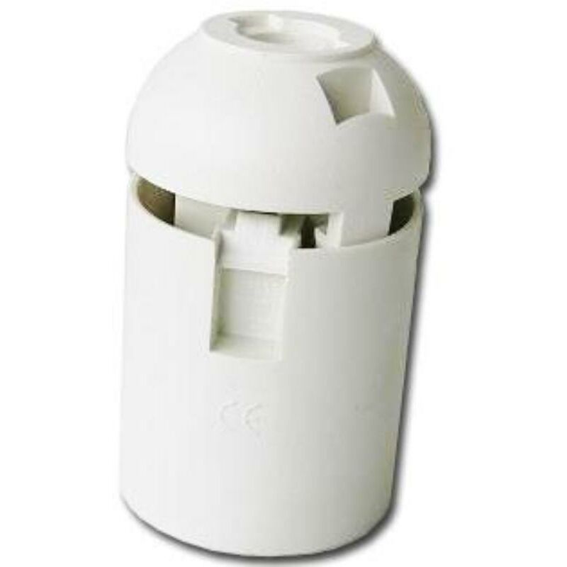 

MIBRICOTIENDA electricidad portalamparas e-27 blanco blister 15001-60504