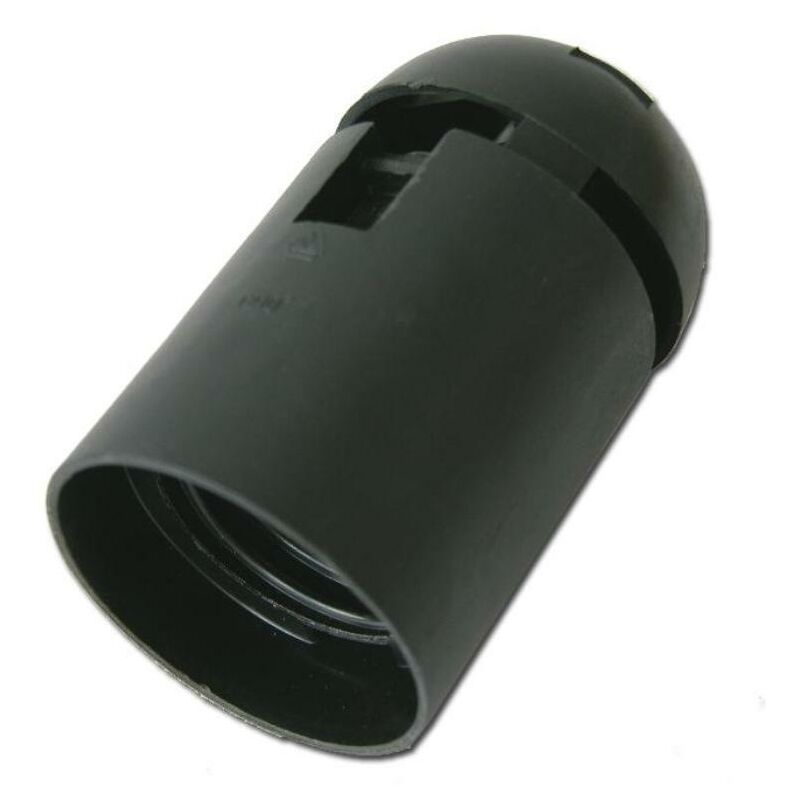 

MIBRICOTIENDA electricidad portalamparas e-27 negro blister 15000-60506