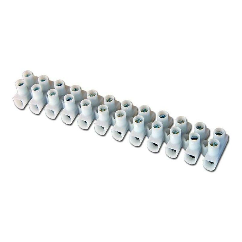 

electricidad regleta conexion cables bl.12 polos 6 mm2 44612 - Mibricotienda