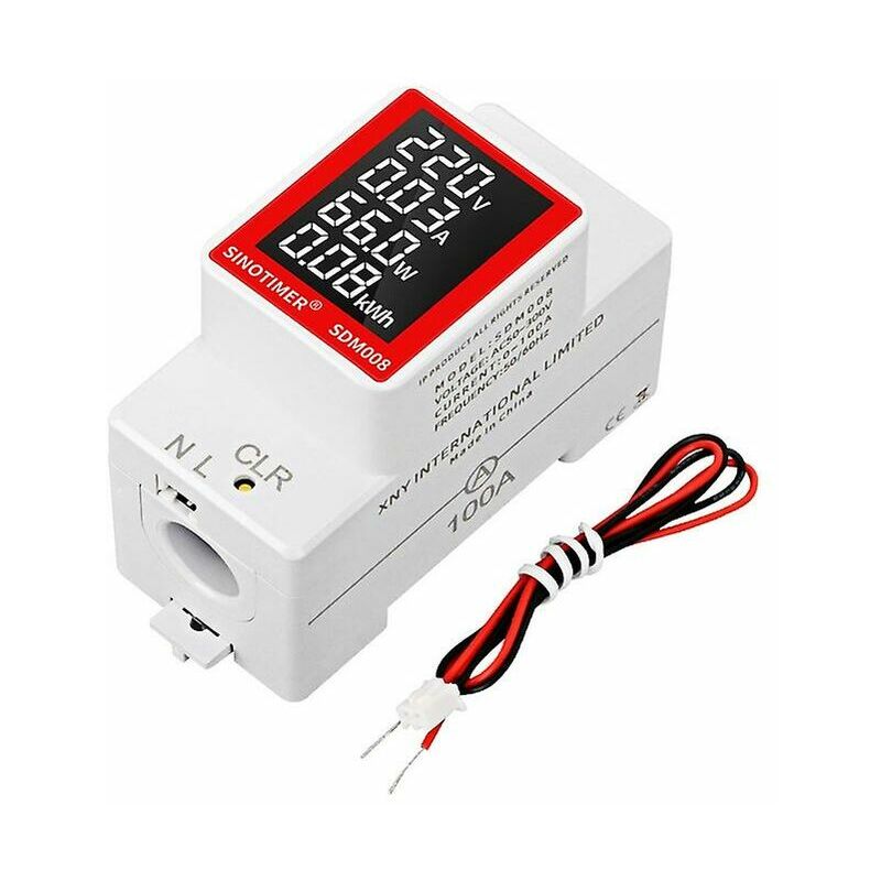 Digital Electronic Counter JDM11-6H - Metal Object Induction Panel Reset Meter, AC220V Contact Sensor Counter