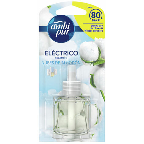 ELECTRICO ambientador recambio nubes algodón 21,5 ml