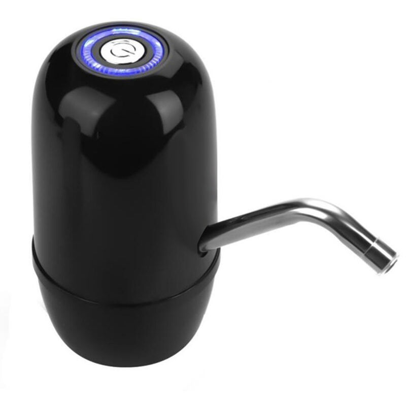 

Electrico automatico dispensador de la bomba motor doble botella de bebida de agua USB de carga rapida para Ministerio del Interior, Negro