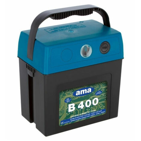 Électrificateur Ama Ranch pour clôtures 0,4 J 9 V-90 Ah maxi : 6km
