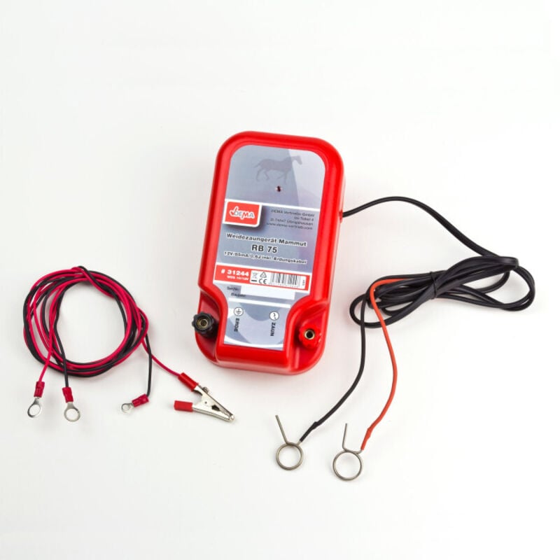 Dema - Electrificateur de cloture 10/12 v 0,6 Joule - Mammut rb 75