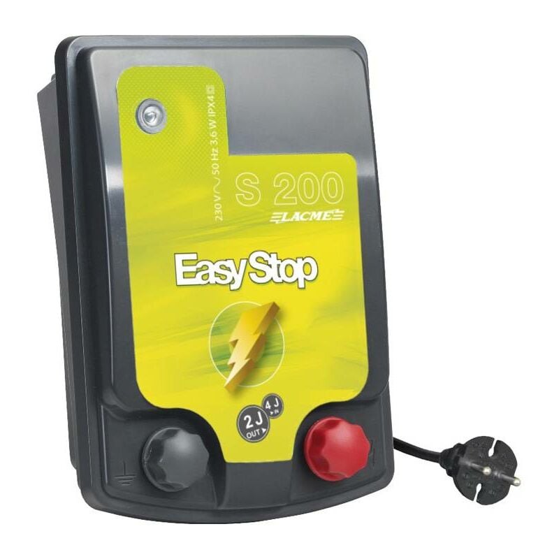 Lacme - Electrificateur de clôture sur secteur Easy Stop S200 Lacmé - 18 km
