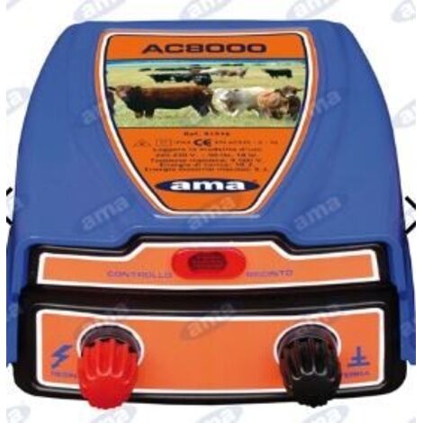 Electrificateur de ranch AMA AC8000 pour clôtures avec alimentation 230V 91916