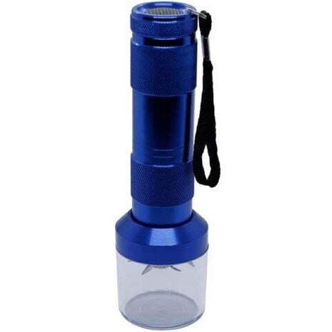 Électrique à Herbes - Hachoir à Épices - Moulin Pièces Métalliques (Couleur: Bleu)