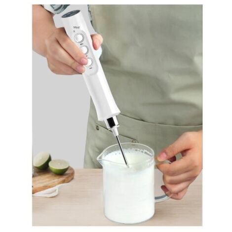 ÉLectrique Mousseur à Lait MéLangeur Batteur à Oeufs Agitateur de Cuisine Café Cappuccino CréMier Fouet MéLangeur CREAM MACHINE