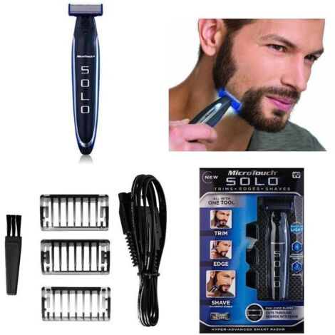 électrique Rasorie Recaricelle De Barba Uomo Micro Touch Seulement Portatile