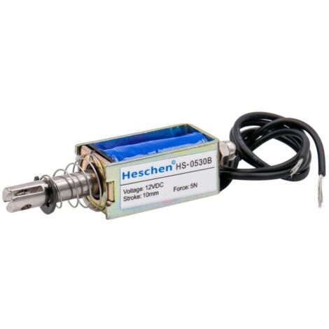 Électro-aimant magnétique HS-0530B DC12V 5N 10 mm Hub Push Pull Type cadre ouvert