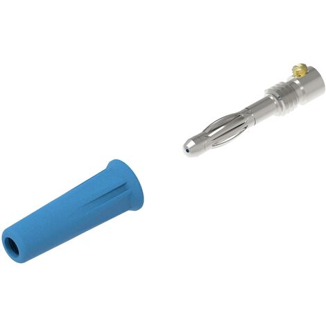 Electro PJP 1060-C-CD1-BL Fiche banane mâle, droit Ø de la broche: 4 mm bleu 1 pc(s) D390382