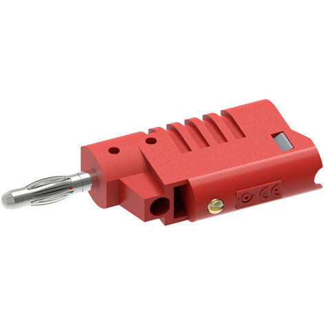 Electro PJP 1080-CD1-R Bananenstecker Stecker, gerade Stift-Ø: 4 mm Rot 1 St.
