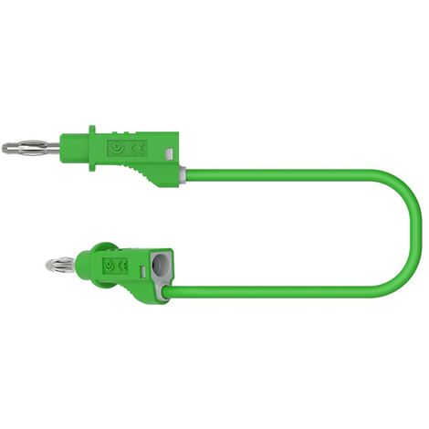 Electro PJP 2117-CD1-100V Cordon de mesure banane mâle banane mâle 1.00 m vert 1 pc(s) D357992