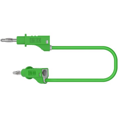 Electro PJP 2117-CD1-50V Cordon de mesure banane mâle banane mâle 50 cm vert 1 pc(s) D357592