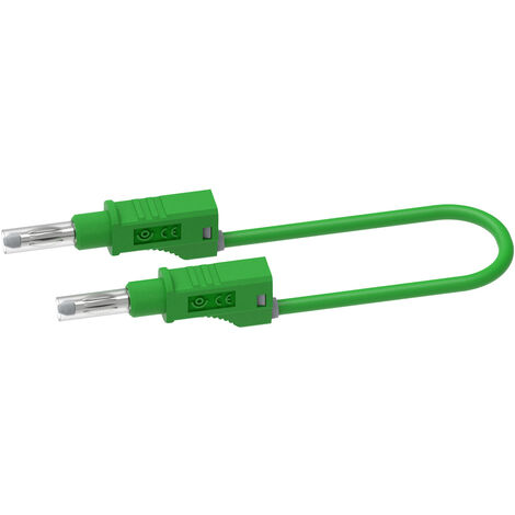 Electro PJP 2217/600V-CD1-200V Messleitung Bananenstecker Bananenstecker 2.00 m Grün 1 St.