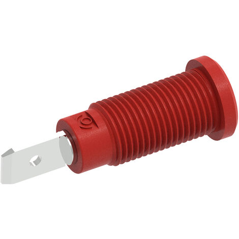 Electro PJP 228-2-I-CD1-R Sicherheits-Einbaubuchse   Rot 1 St.