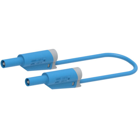 Electro PJP 2710-IEC-CD1-50BL Messleitung Lamellenstecker 4 mm Lamellenstecker 4 mm 50 cm Blau 1 St.