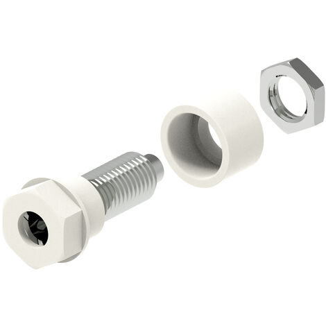 Electro PJP 3230-C-CD1-BC Laborbuchse  Stift-Ø: 4 mm Weiß 1 St.