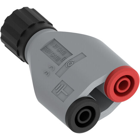 Electro PJP 7043-IEC-CD1 Messadapter  BNC-Stecker - Buchse 4 mm