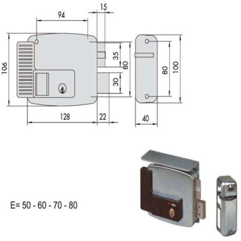 Electrocerrojo App.Ferro Dx 11761-80-1 Cisa