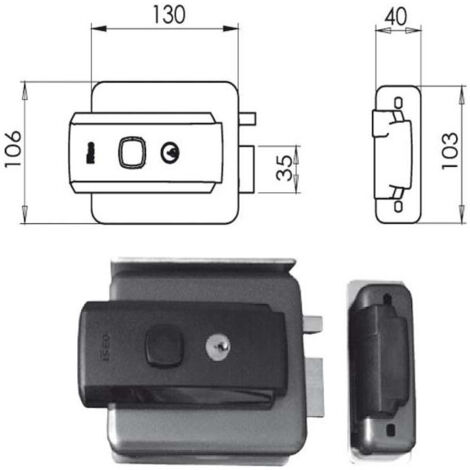Electrocerrojo App.Ferro Universal 52N515 Iseo