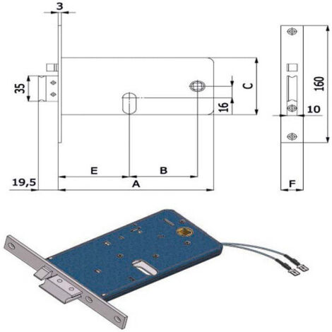 Electrocerrojo Inf. Fasce All E60 377 Omec