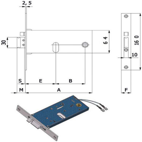 Electrocerrojo Inf. Fasce All E60 388 Omec