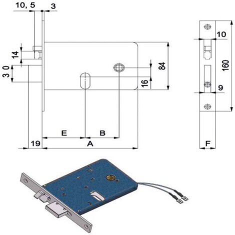 Electrocerrojo Inf. Fasce All E60 Dx 378 Omec