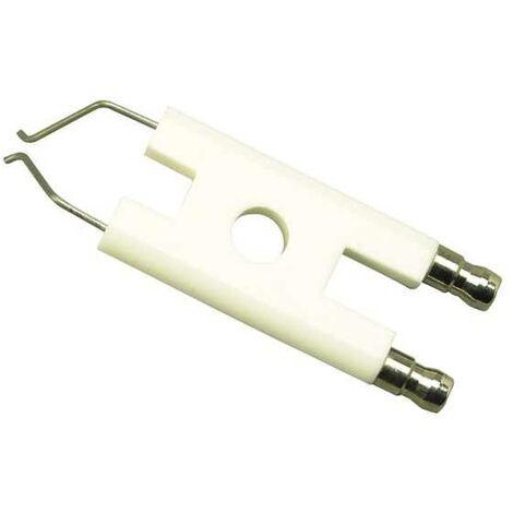 Electrode allumage chaudière 40mm x 25mm – Compatible brûleurs ELCO BLOC EL 1 et WEISHAUPT WL5/WL10/WL15/WL20 – Longueur embout 11mm