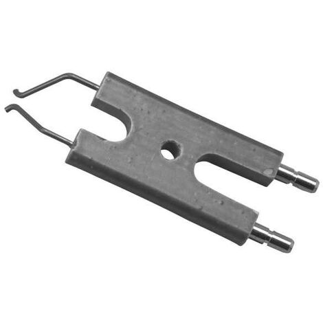 Electrode allumage chaudière 43mm – Largeur 25mm – Compatible brûleurs CUENOD C4, C6, C8, C10 – Remplacement électrode d'allumage