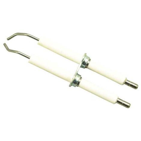 Electrode allumage de chaudière 70mm – Longueur 70mm – Diamètre 6mm – Pour brûleurs Deville AZ10 – Modèle LONGUE BLOC – Joannes