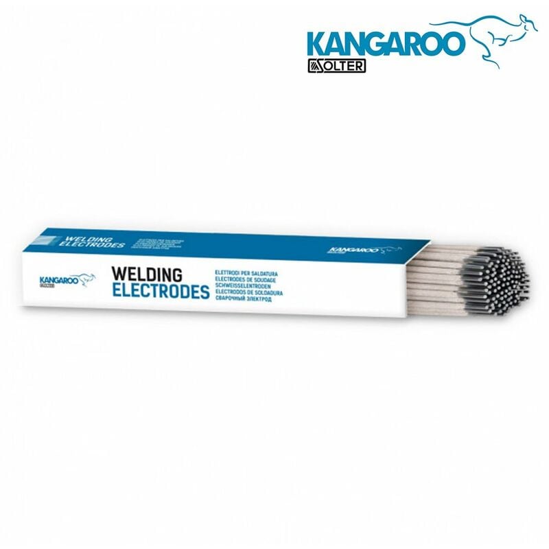 Electrode en acier inoxydable e316l diam.2mm pack 2kg (178pcs) kangourou by solter.