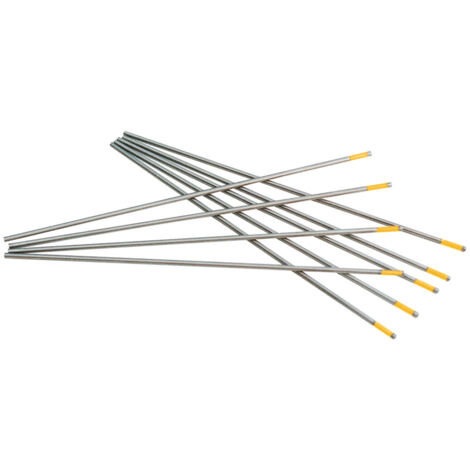 Electrode en tungstène couleur dorée, Ø : 2,0 mm (Par 10)