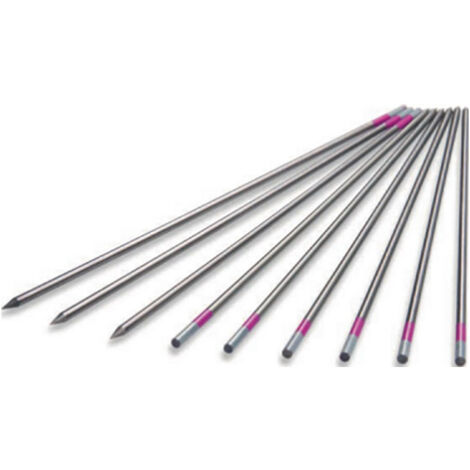Électrode en tungstène LYMOX LUX® - LYMOX d. 3.2 mm longueur 175 mm rose-gris LI (Par 10)