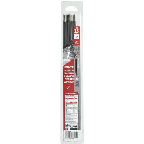 Electrode fonte bi-métal 12 2,5