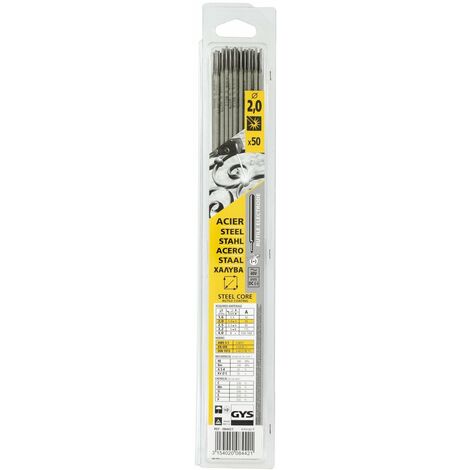 Electrode traditionnelle acier rutile 50 2