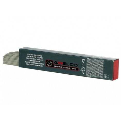 Electrodes acier rutiles Ø3.2 mm - baguette AWELCO de 300 mm de long - boite de 202 pièces