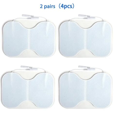 Électrodes de rechange auto-adhésives EMS pour massage musculaire pectoral par acupuncture électrique TENS 06344-AquaForge