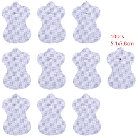 Électrodes de rechange auto-adhésives pour appareil de massage par impulsions TENS, appareil de physiothérapie pour la relaxation musculaire EMS04202-AquaForge