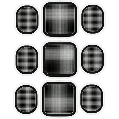 Électrodes de remplacement en gel pour stimulateur musculaire électrique EMS, acupuncture, massage abdominal avec appareil d'entraînement abdominal03476-AquaForge