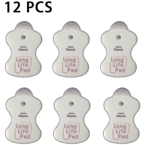 Électrodes de Remplacement pour Appareil de Massage Omron, Lot de 12 Pièces 6 Paires Longue Durée
