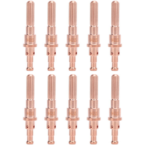Électrodes Plasma de remplacement en laiton 9-8215, 10 pièces, pour torche de coupe dynamique thermique SL60 SL100