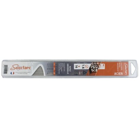 Baguettes soudure acier 2mm lot de 12 - longueur 300mm Selectarc