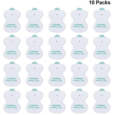 Électrodes TENS auto-adhésives, électrodes EMS, stimulateur musculaire électrique, accessoires de physiothérapie, masseur corporel basse fréquence03735-AquaForge