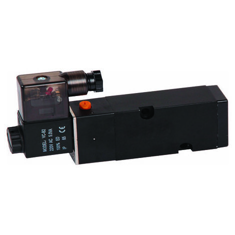 Electrodistributeur pneumatique RS PRO fonction 3/2 , 5/2, Bobine/Ressort, G 1/4 ( Prix pour 1 )