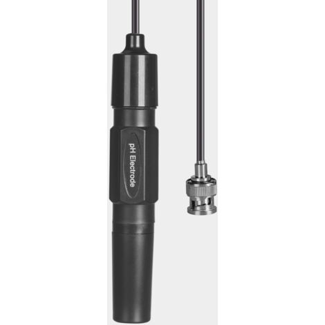 Electrodo de laboratorio profesional para acuarios y laboratorios hidropónicos, sonda de pH, conector BNC para controlador y multímetro.