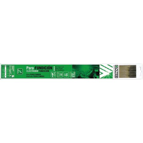 Electrodo fundicion 2,5x350mm solter 10 pz