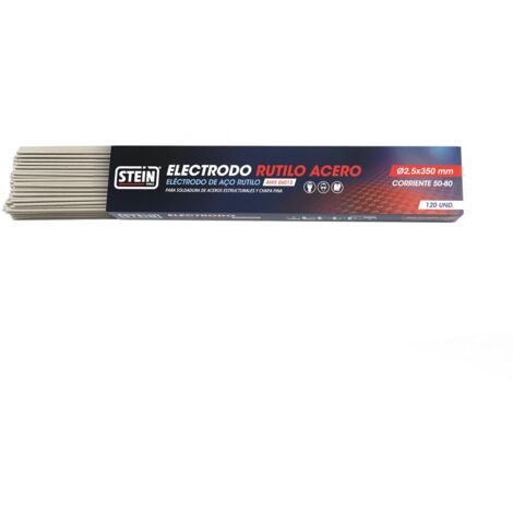 Electrodo Rutilo para Acero 2,5 x 350 mm (120 unidades)