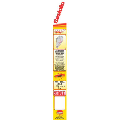 ELECTRODOS ACERO INOXIDABLE CASTOLIN 3.2MM 316L3205