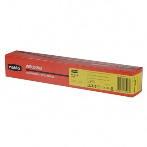 Electrodos inox .316L 1,6X250 PQ.326 unidad